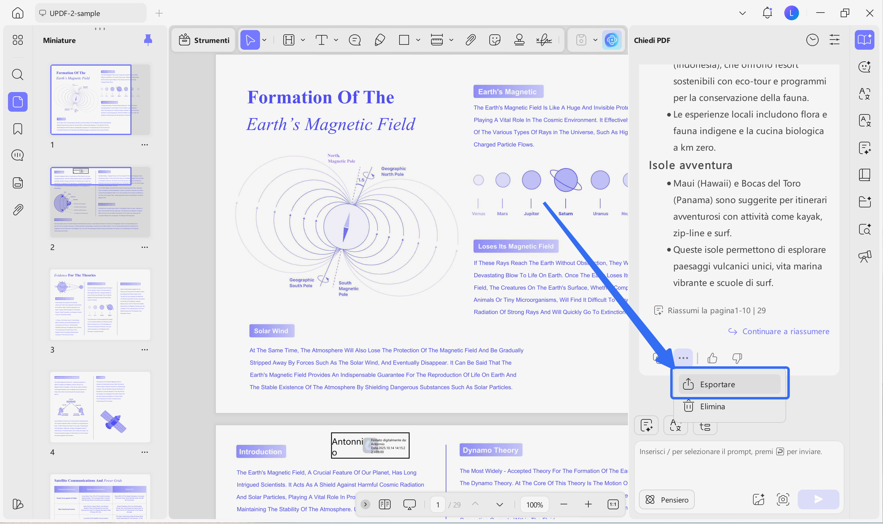  choose export option updf ai windows