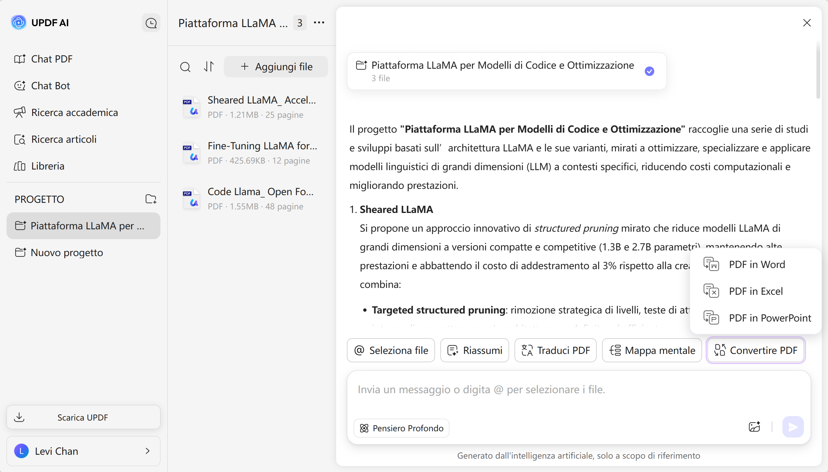 updf ai online covert single pdf