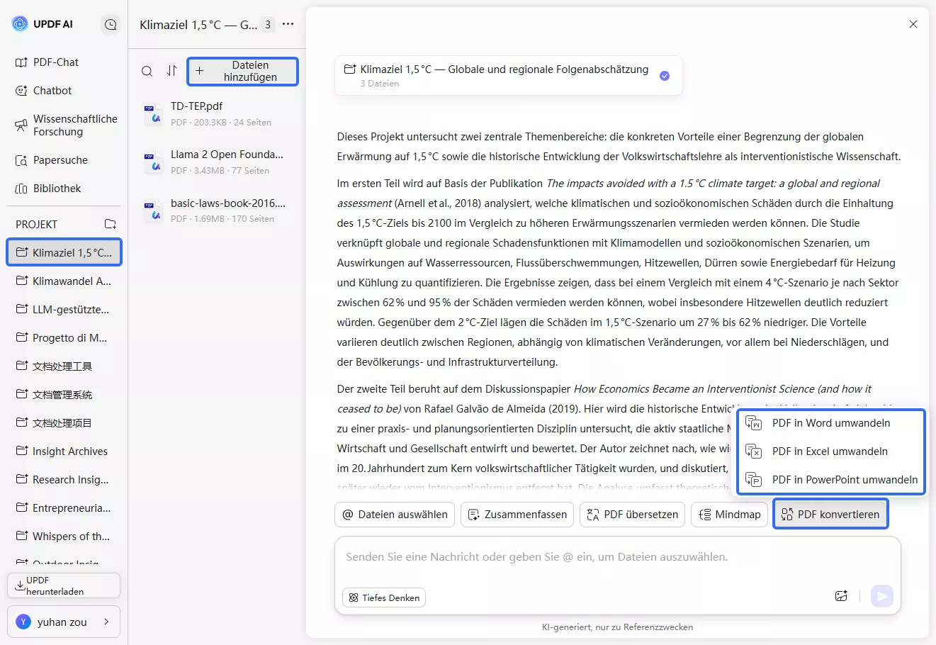 updf ai online verdeckte PDFs