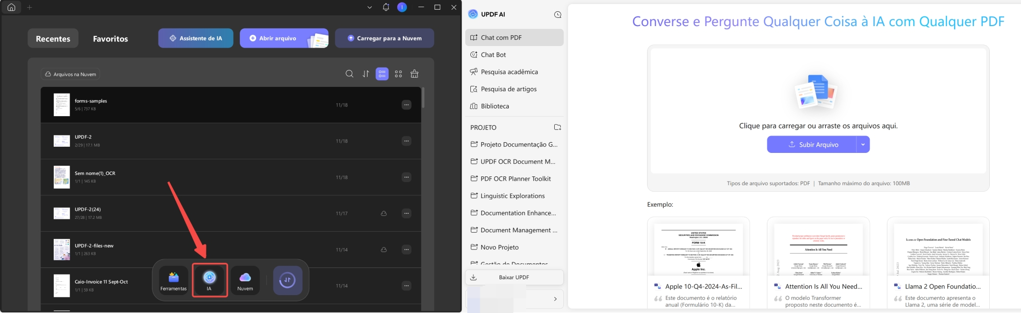 updf ai online on updf win