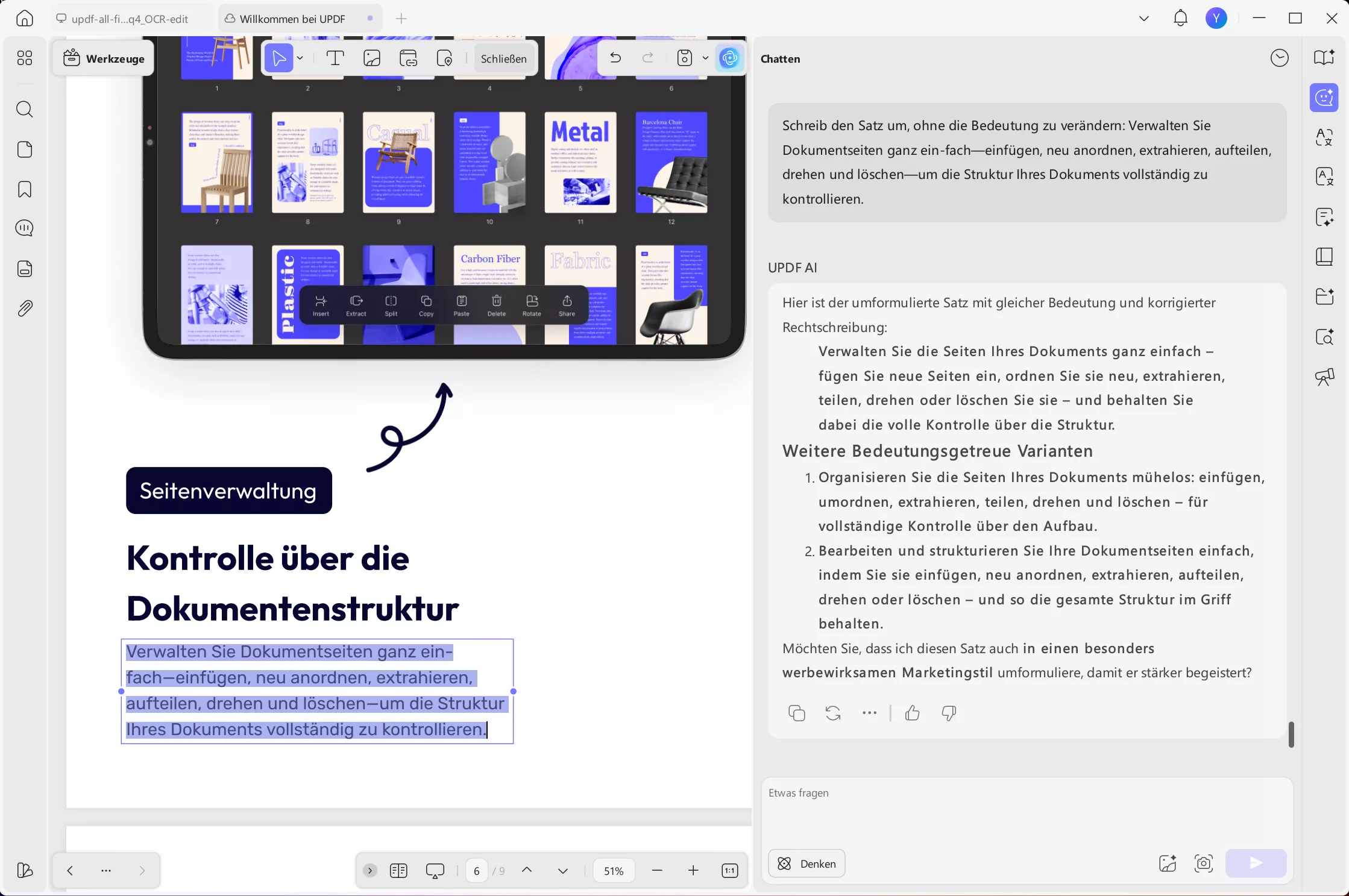 Sätze umschreiben, ohne zu plagiieren
