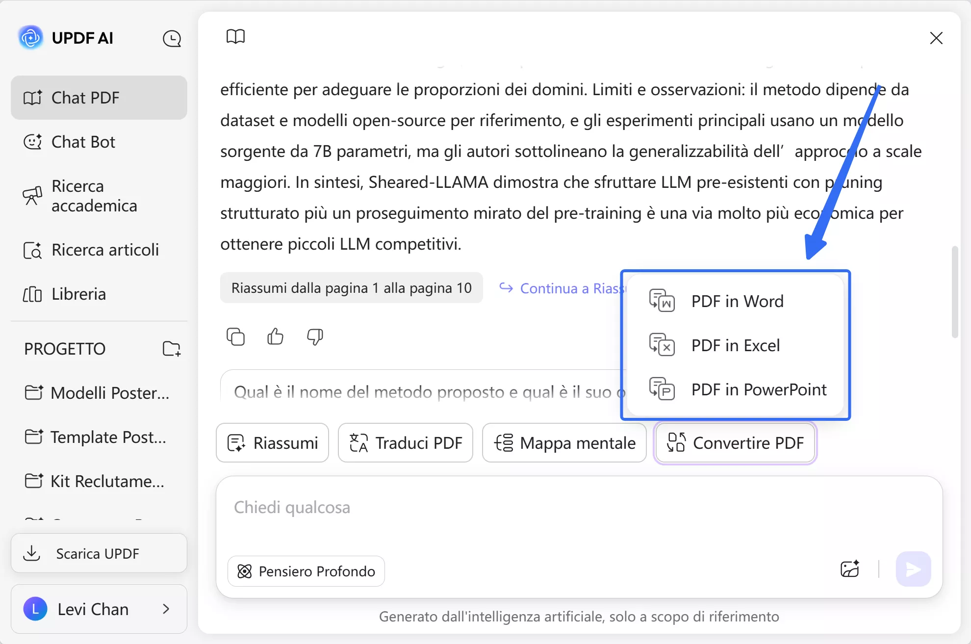 proceed to convert pdf updf ai online
