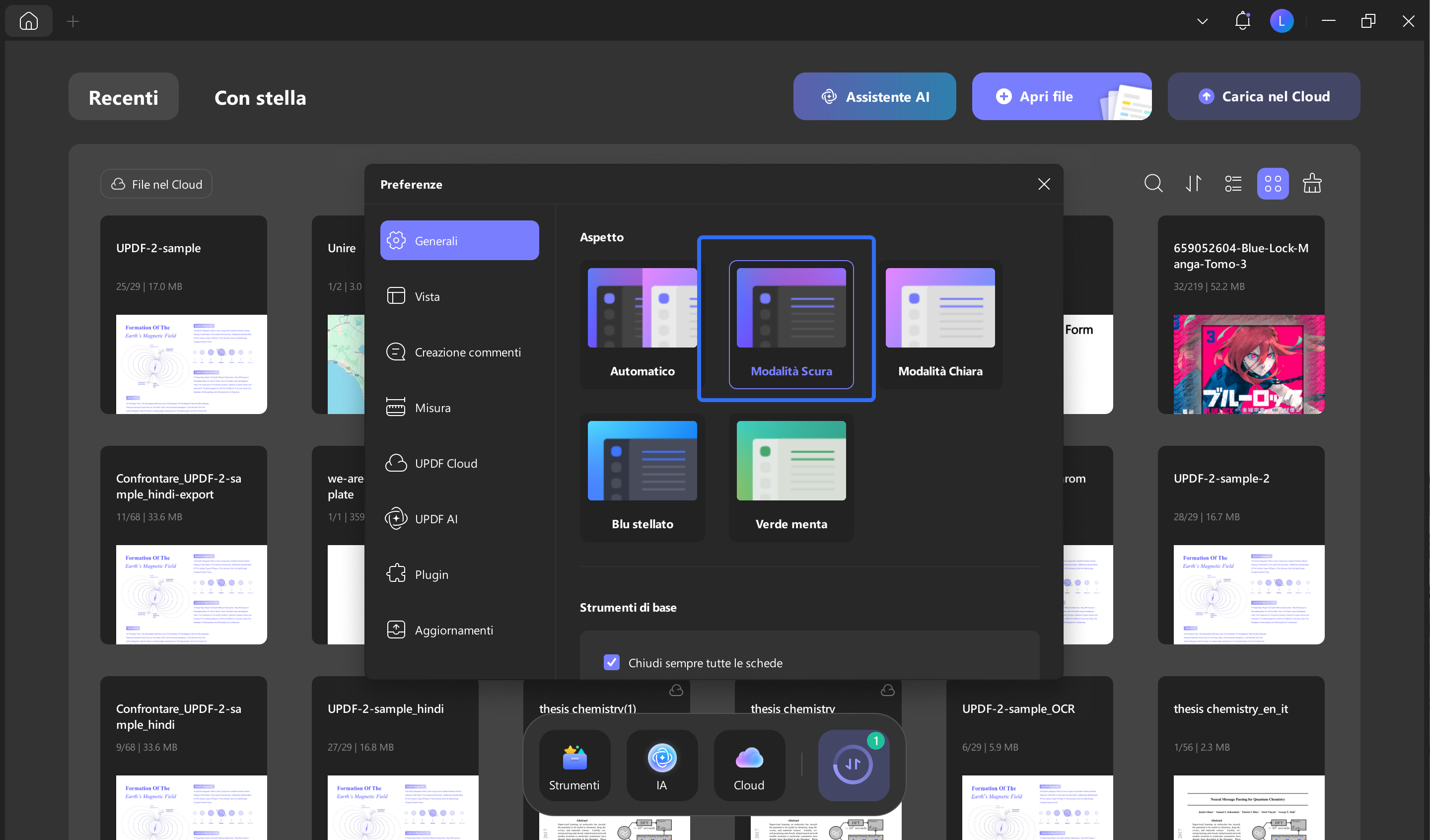 dark mode