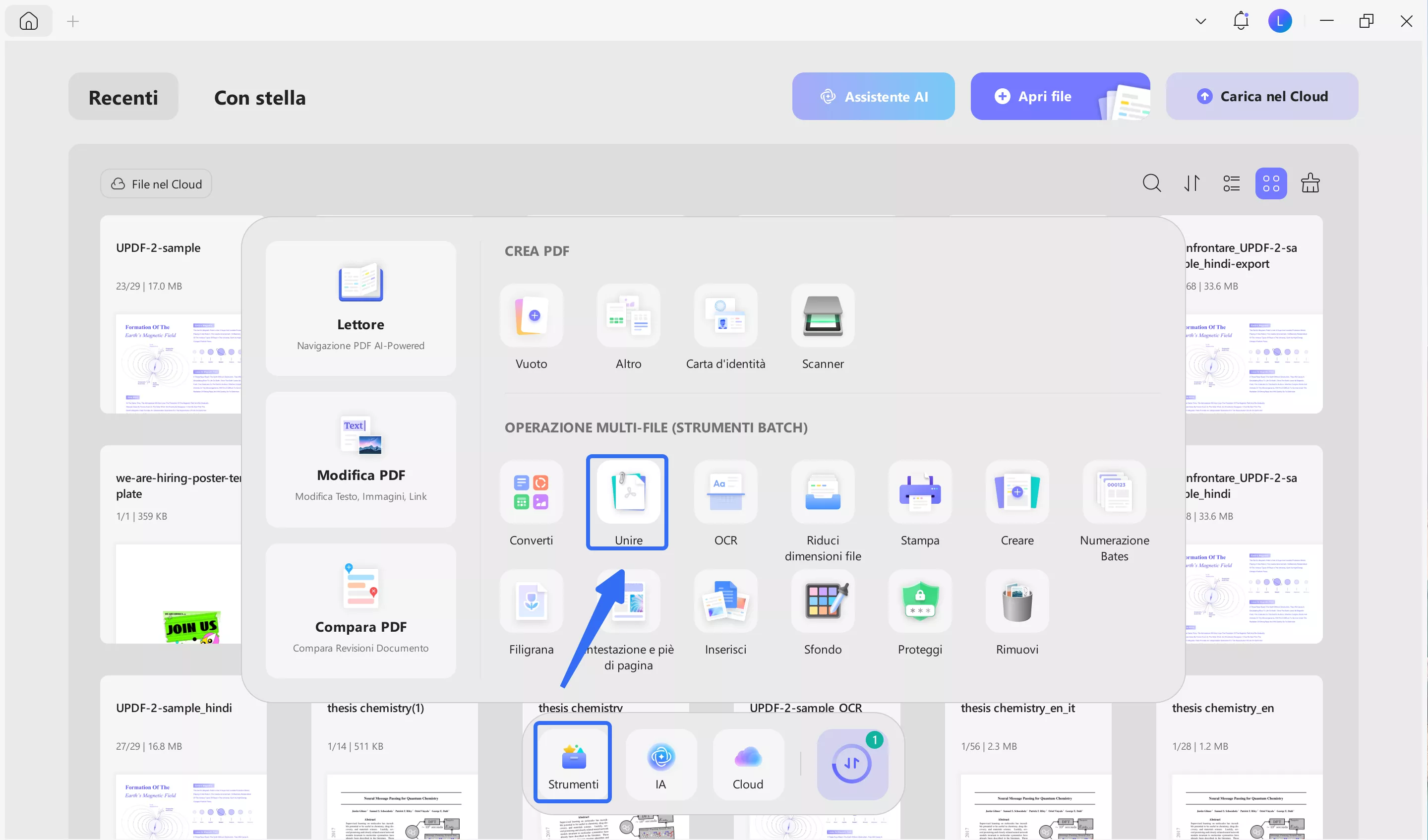 updf merge files in batch