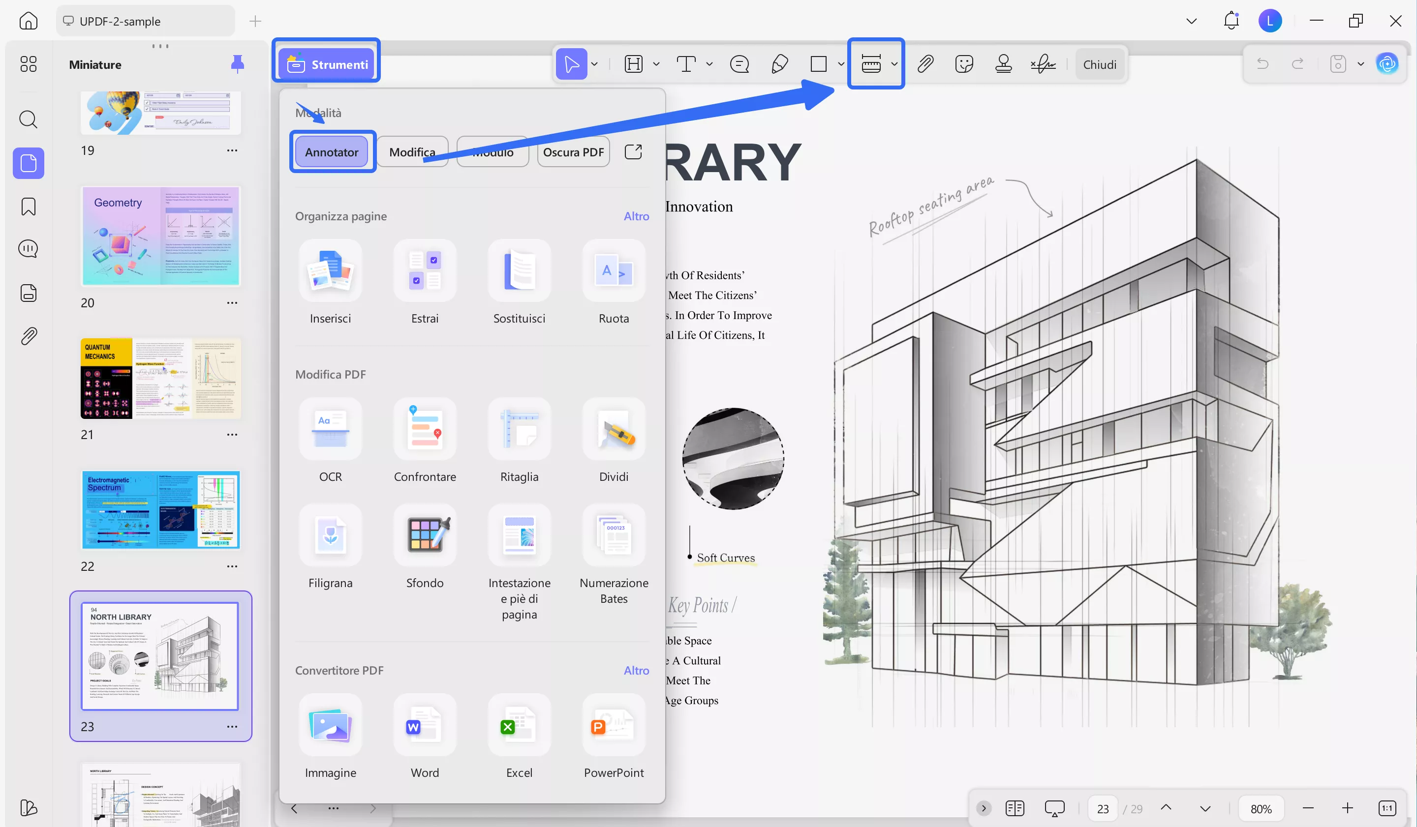 check pdf dimension measure updf