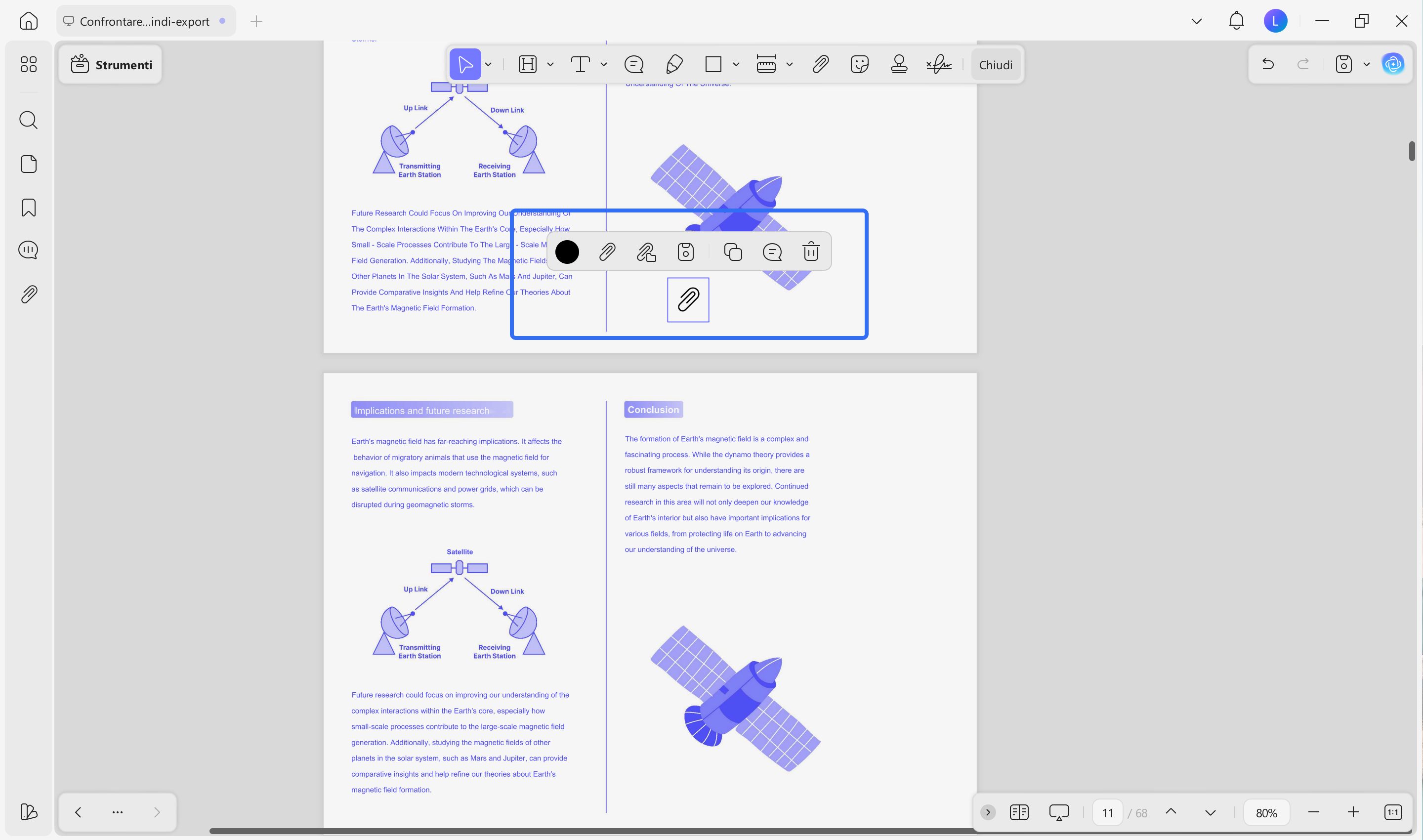 add attacment in pdf
