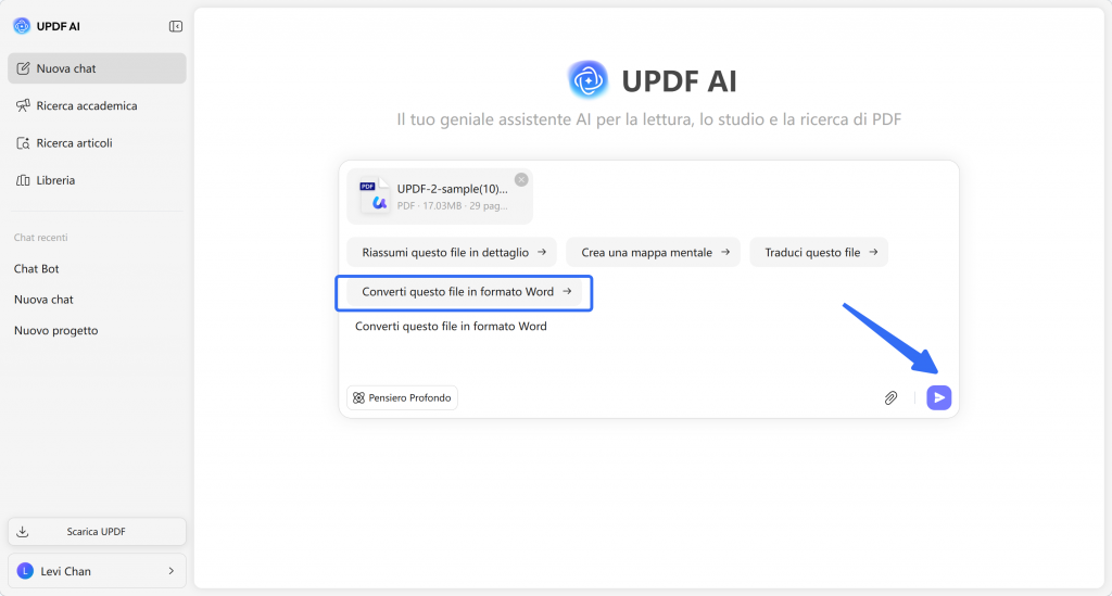 add prompt for conversion