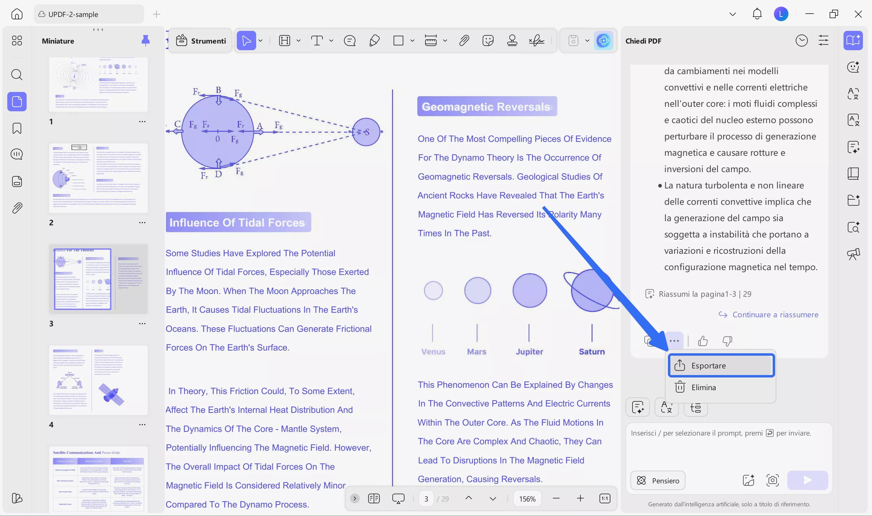 choose export option updf ai windows
