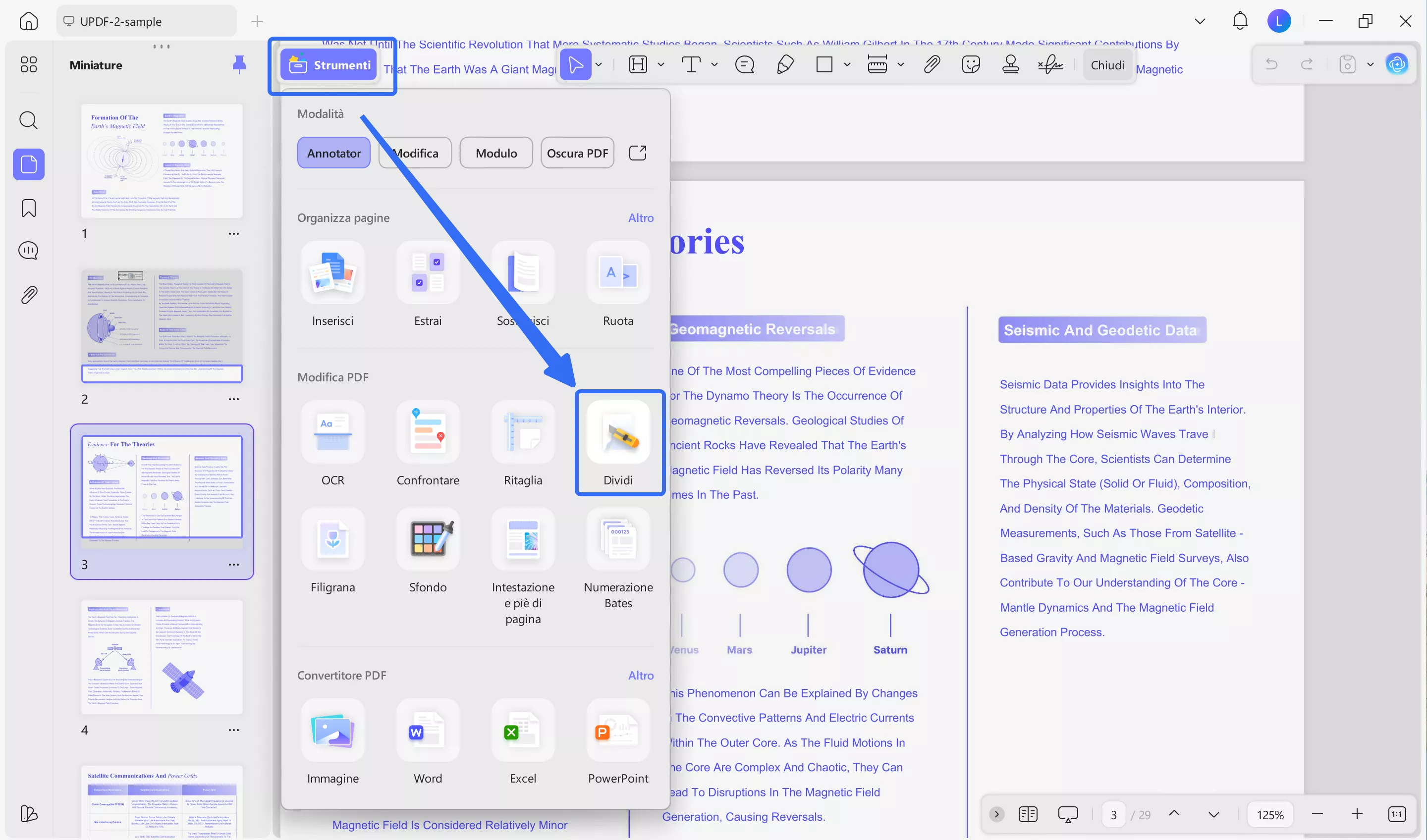 insert break pdf page