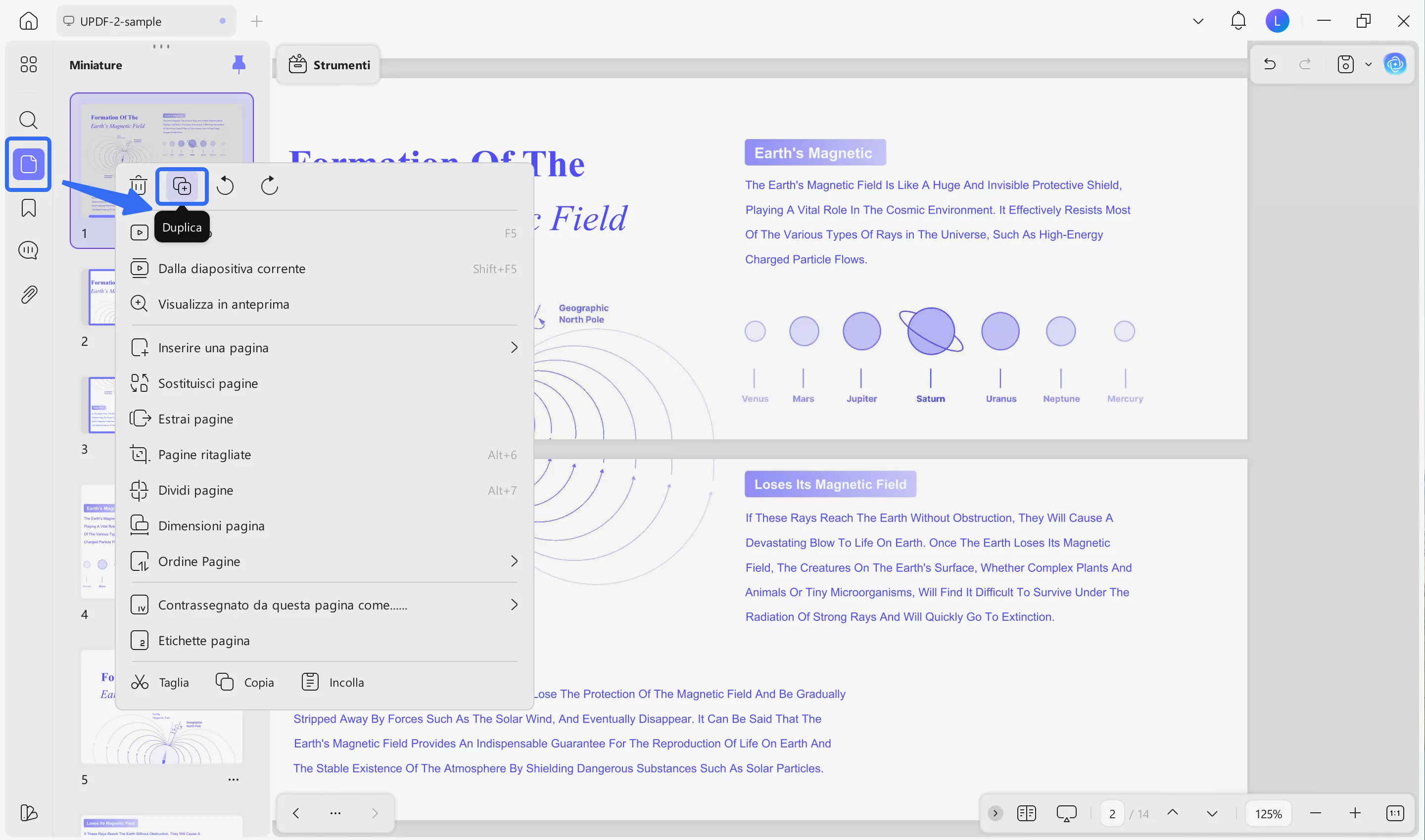 insert page break in pdf updf duplicate page