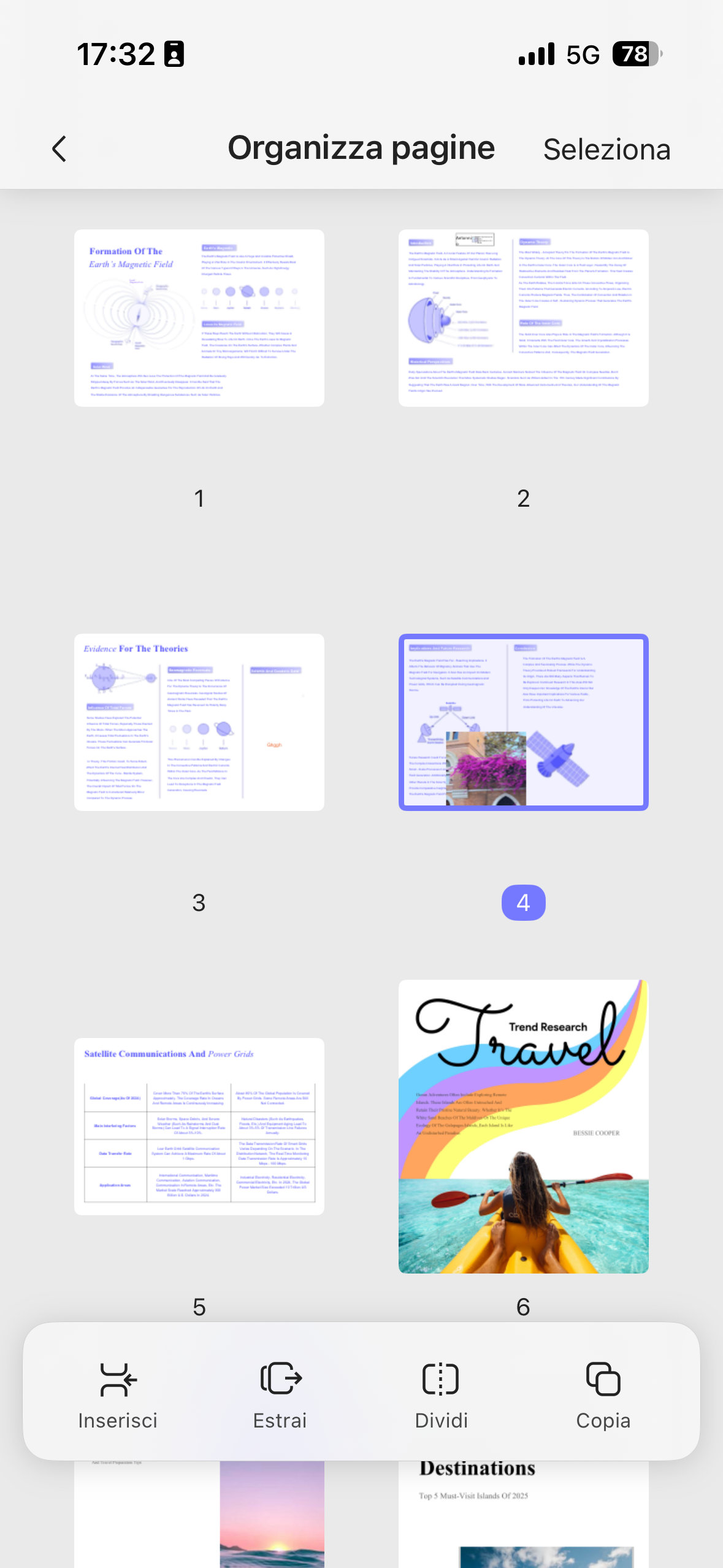 Organize PDF pages with updf for ios