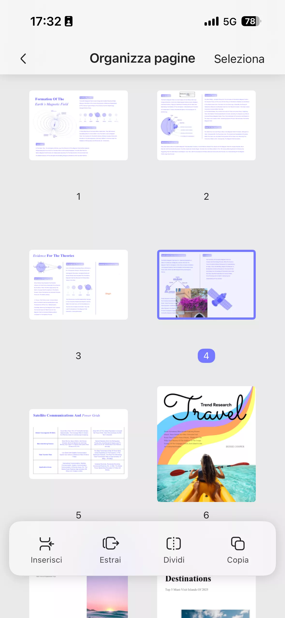 Organize PDF pages with updf for ios