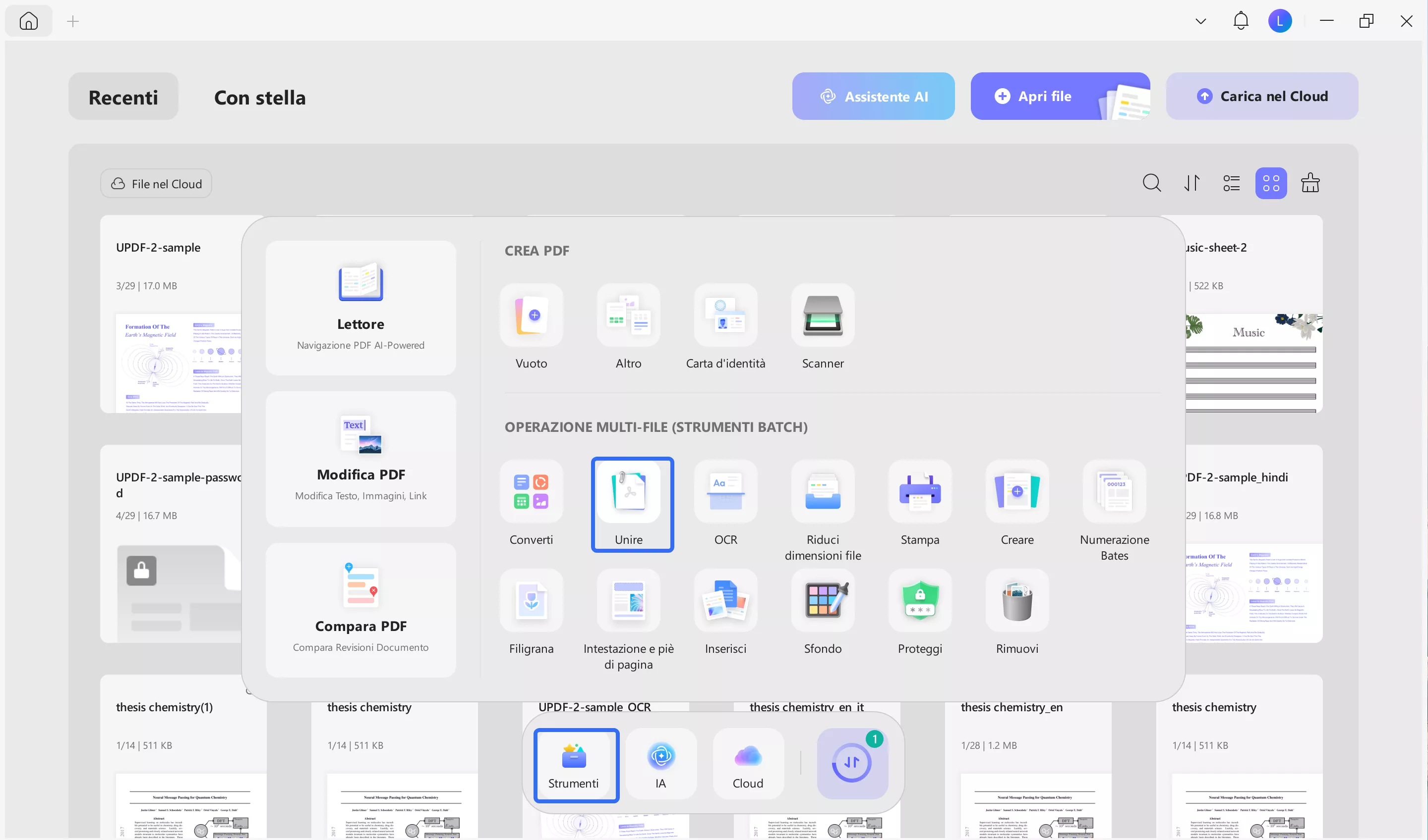 click merge updf windows