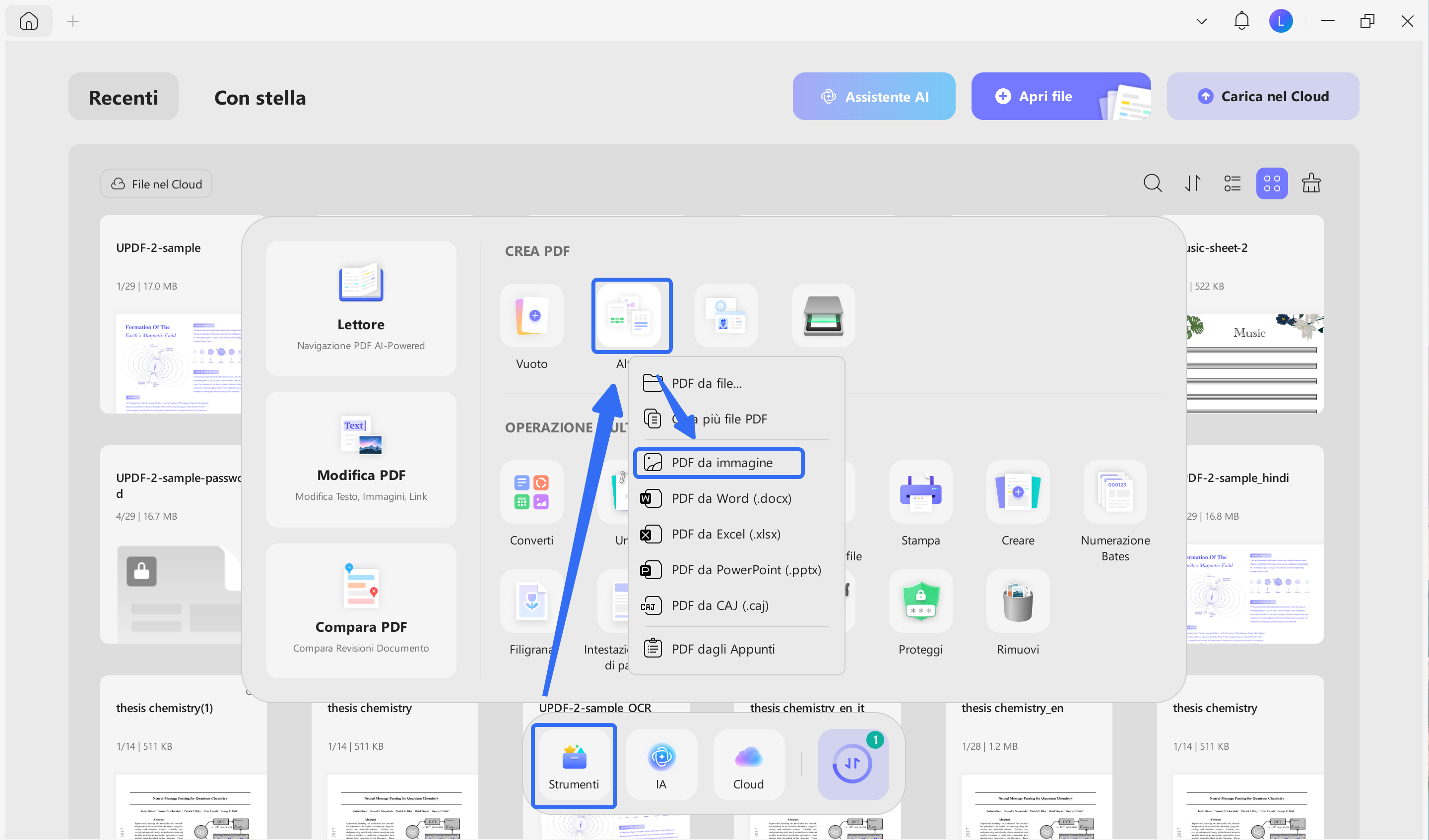 convert pdf from image