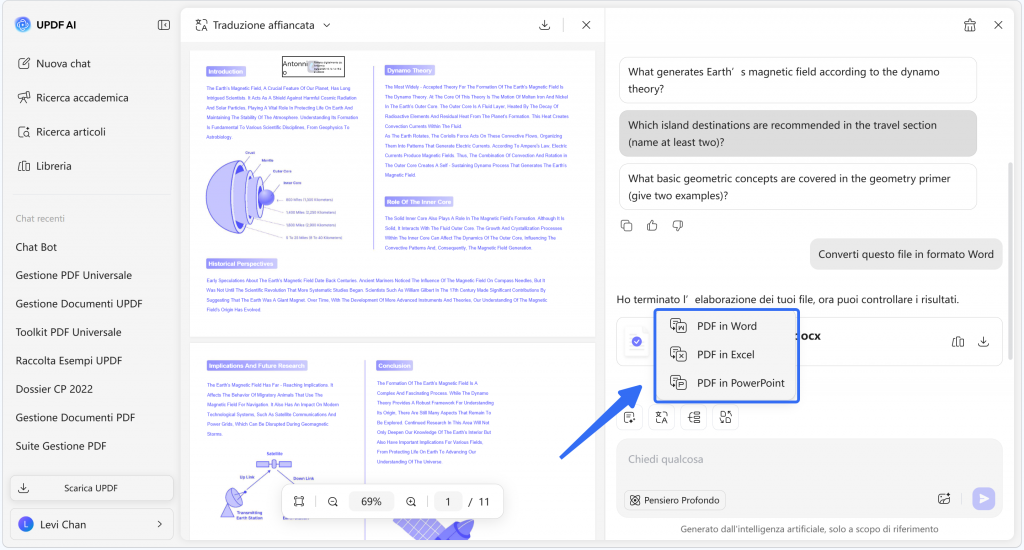 add prompt for conversion
