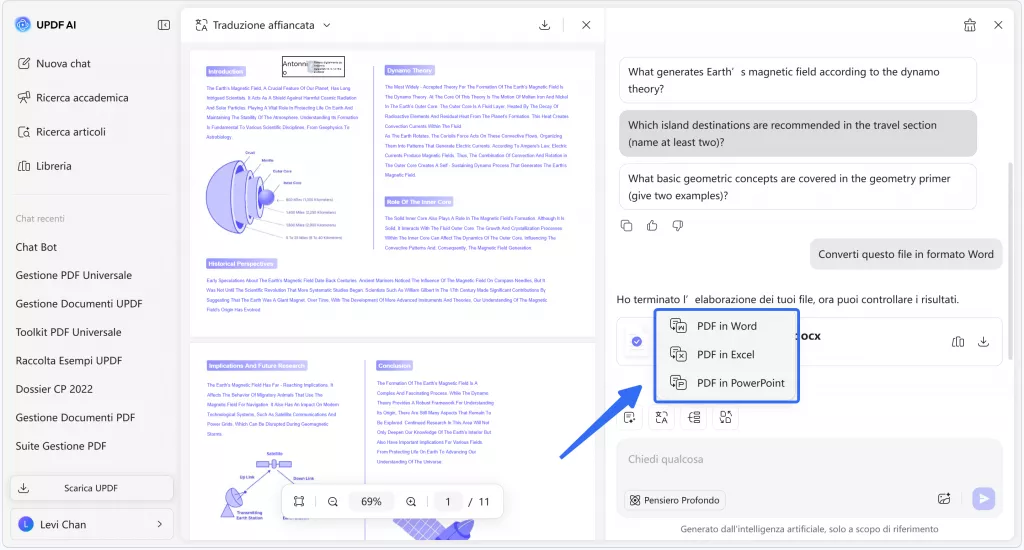add prompt for conversion