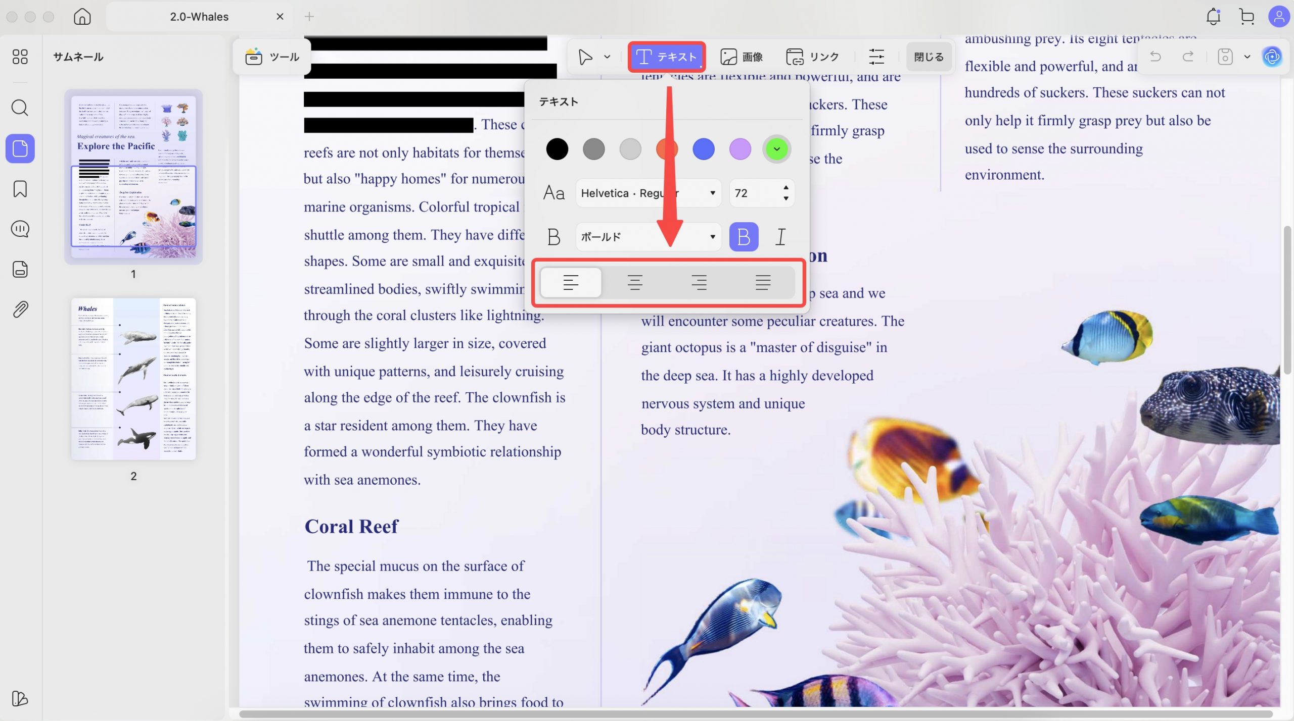 プリセットされた配置のサポート追加