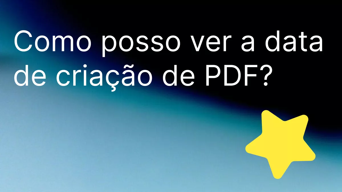 Como posso ver a data de criação de PDF? Métodos gratuitos