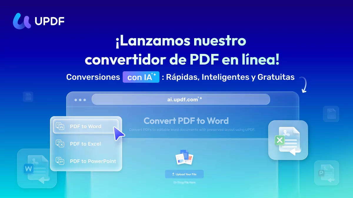 UPDF AI añade conversión inteligente de PDF a Office: precisión en línea