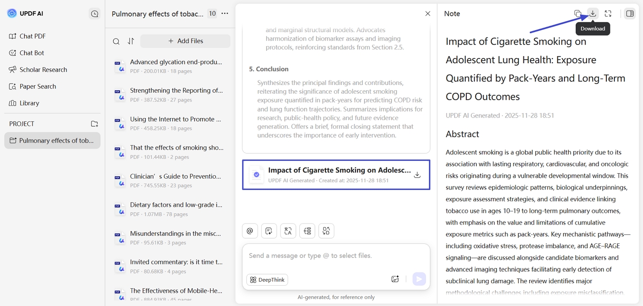 download literature review pdf document