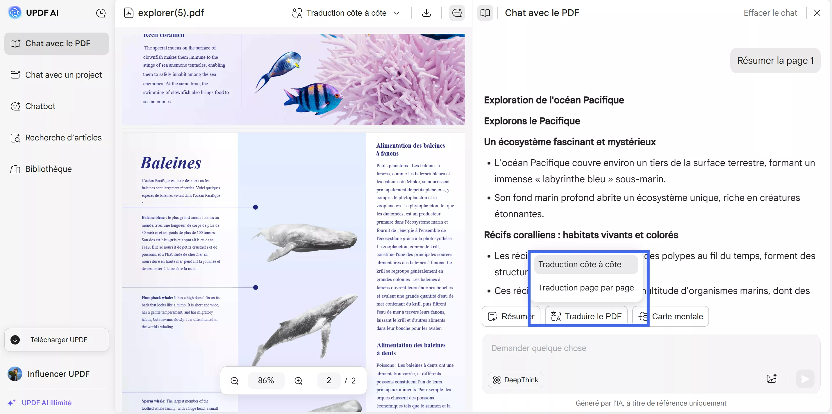 modes de traduction PDF