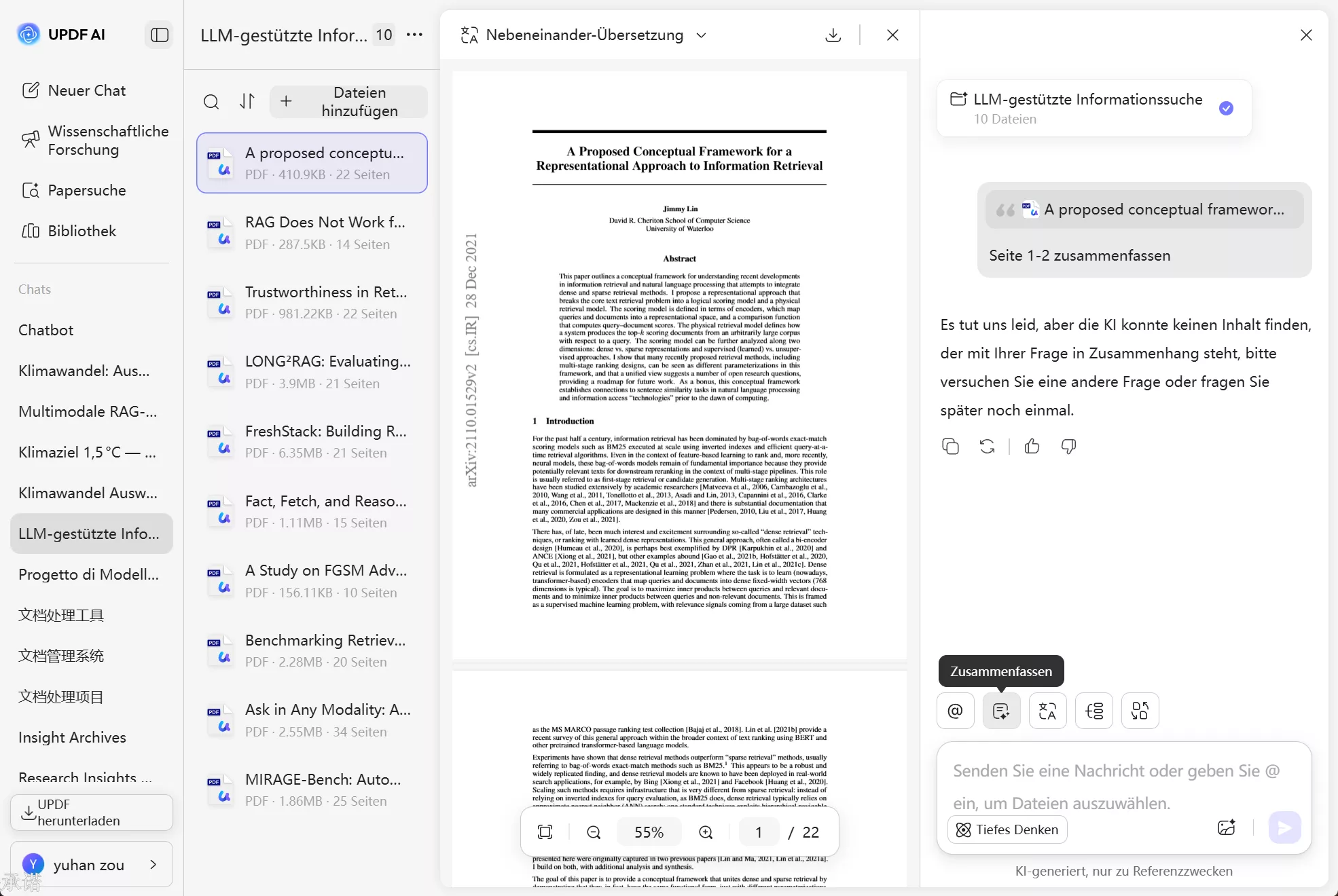 Chat-Projekt Web-Funktion updf