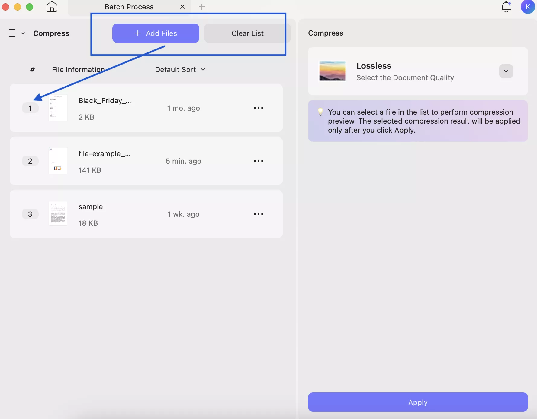 click-add-files-option