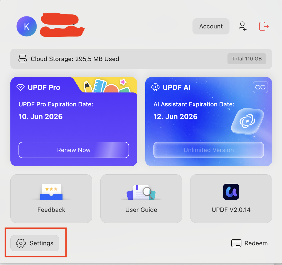click-settings-option