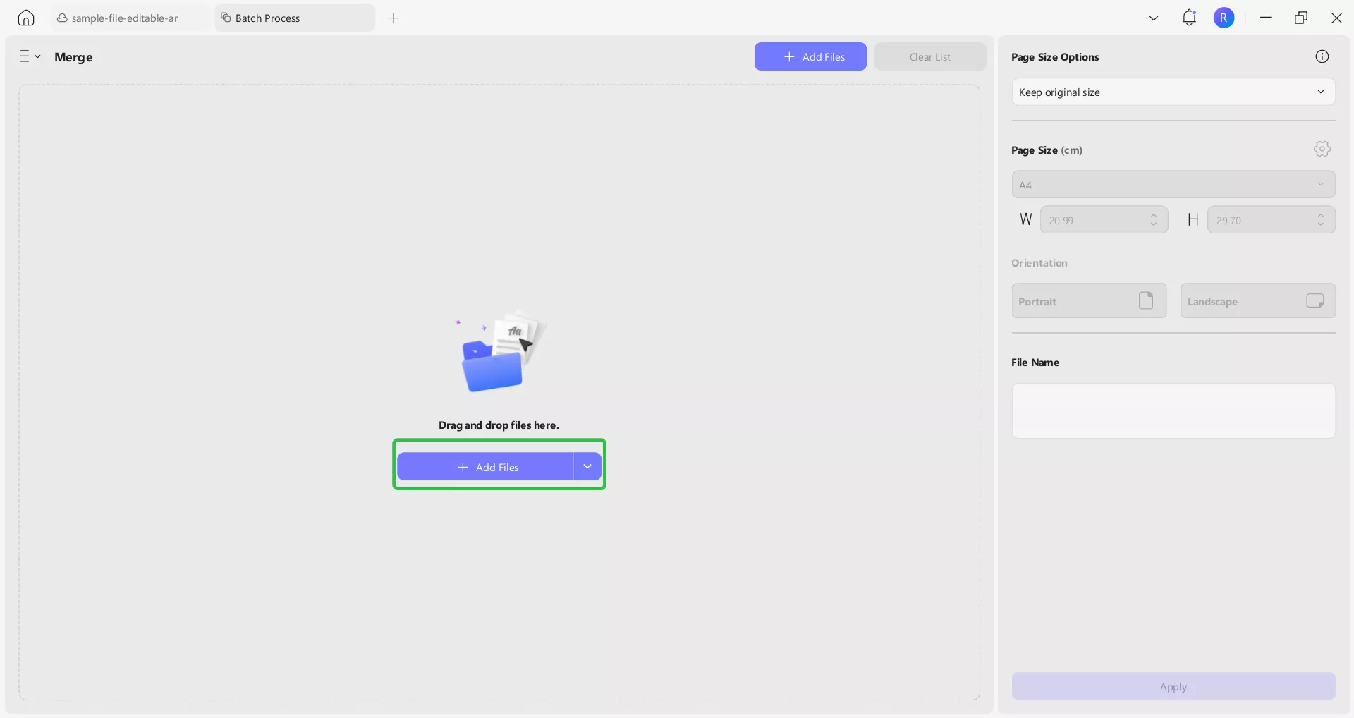 إضافة ملفات pdf