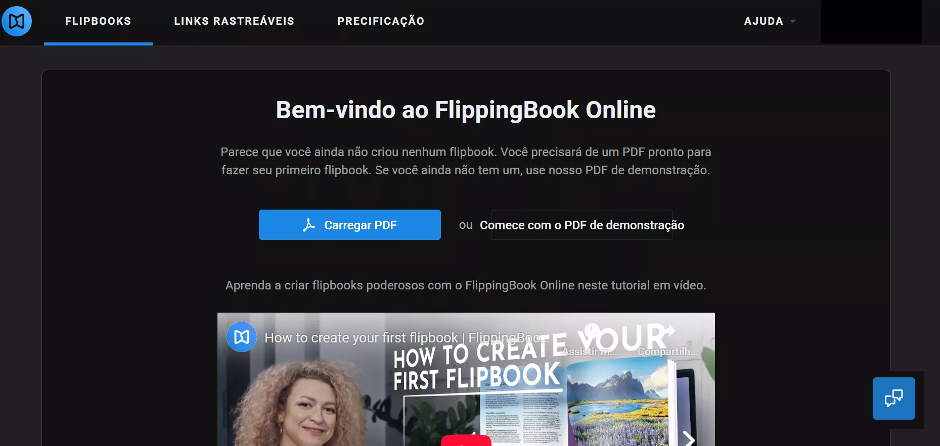 bem-vindo ao flippingbook online