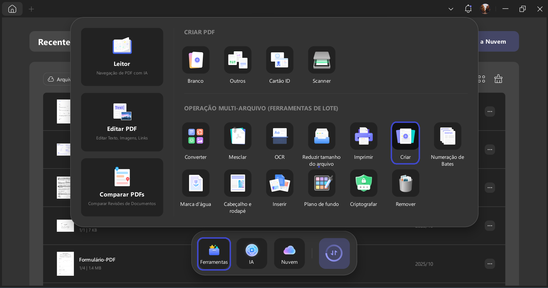 criar pdfs