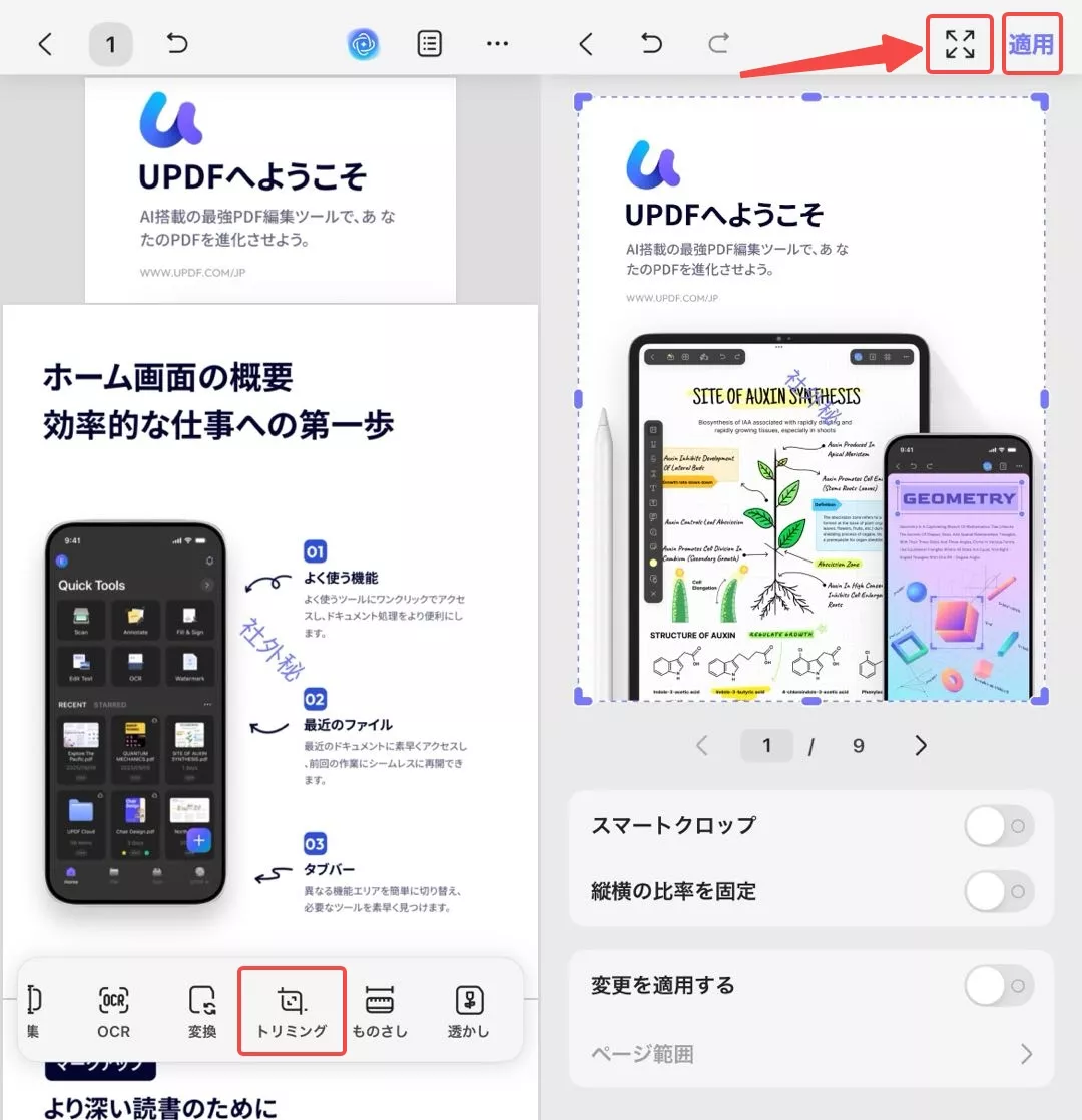 ページを復元する