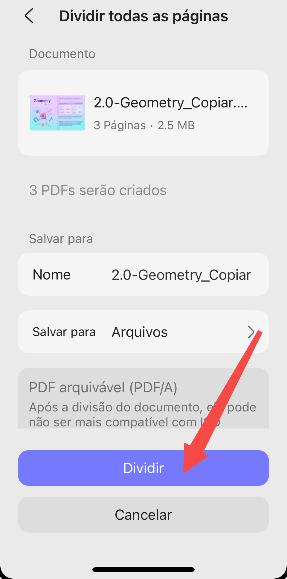 dividir