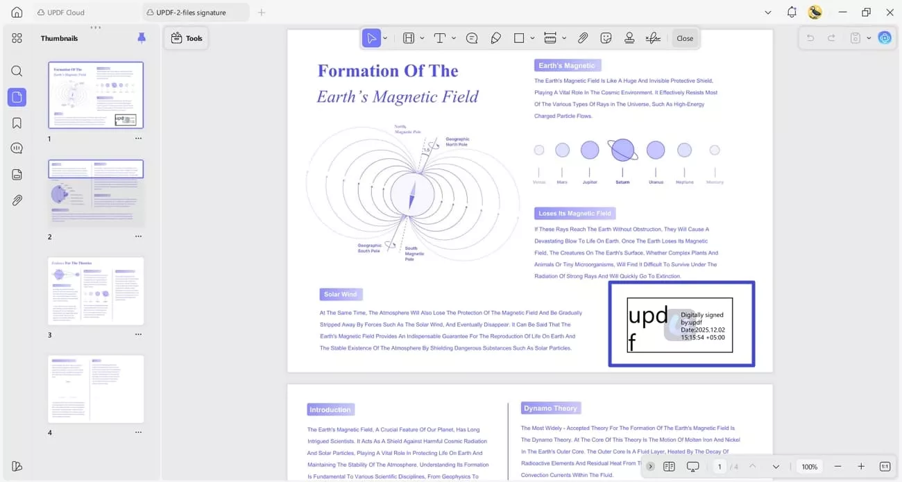 take screenshot digital signature