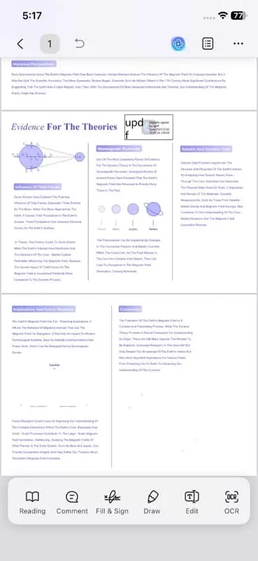 updf mobile screenshot pdf