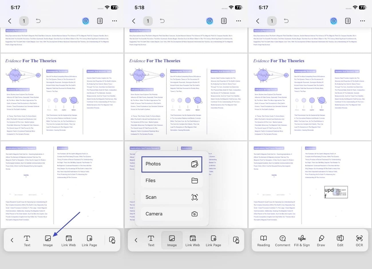 add crop screenshot digital signature