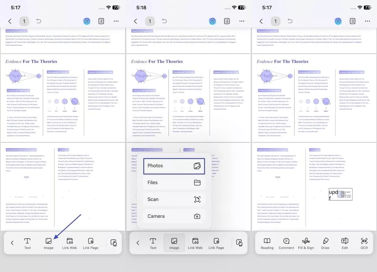 add crop screenshot digital signature