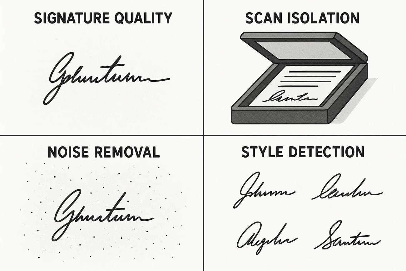challenges users face extraction signatures

