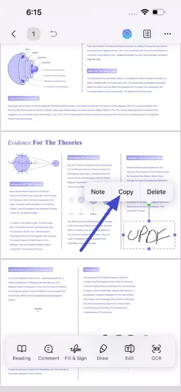 copy updf mobile signature