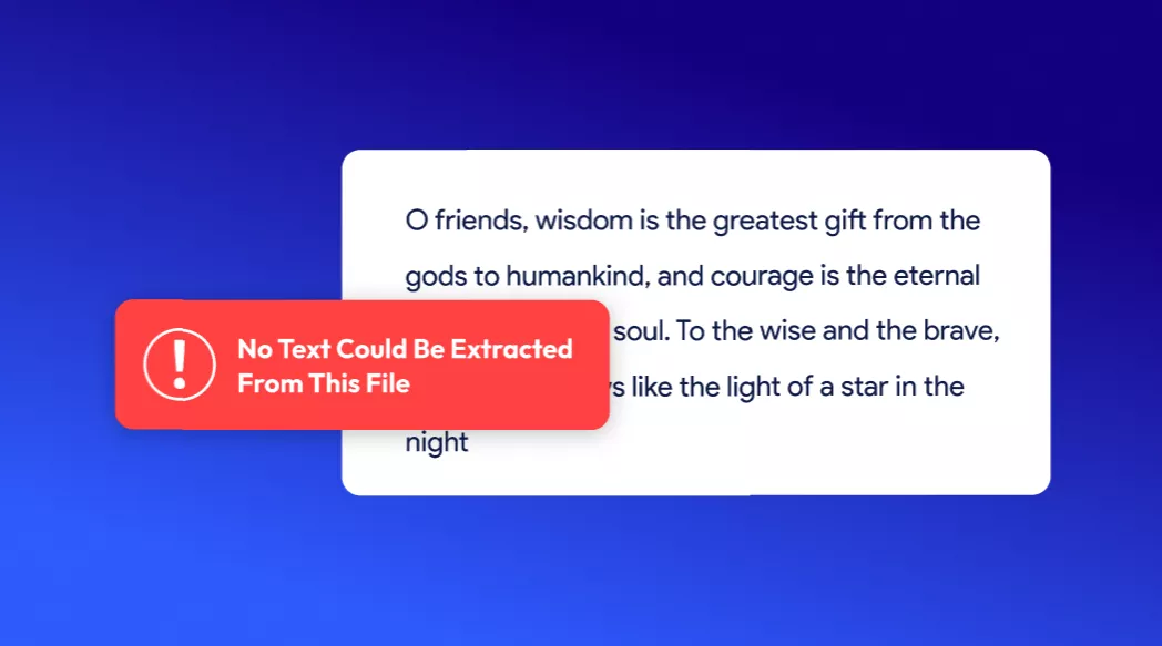 Why No Text Could Be Extracted From This File— ChatGPT Error