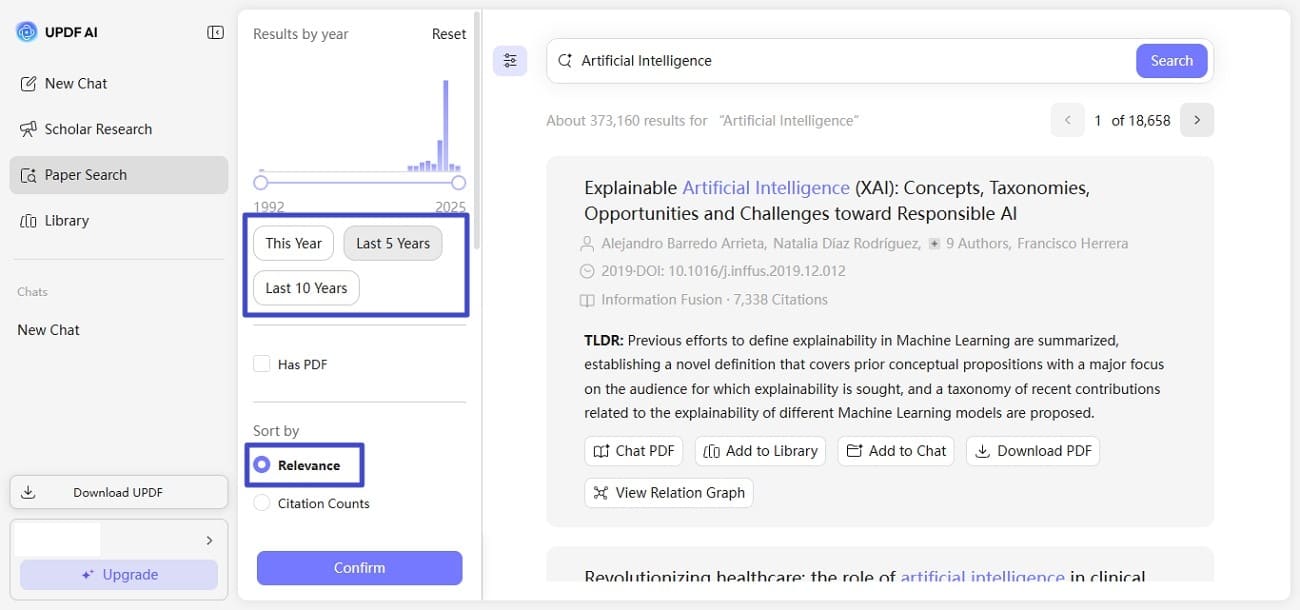 narrow down search results