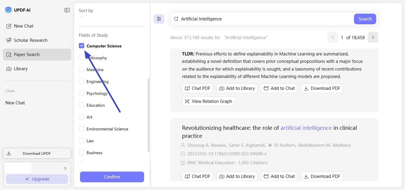updf ai online multiple fields