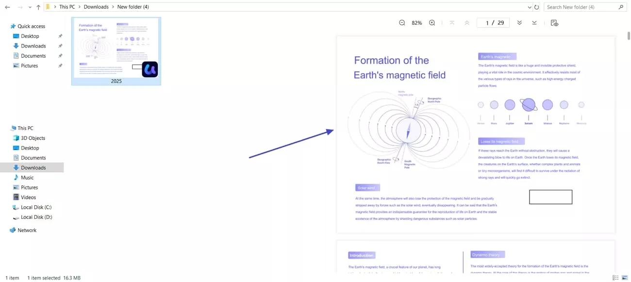 view pdf thumbnail file explorer
