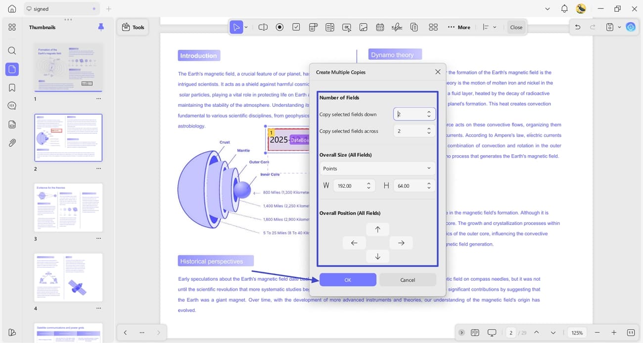 make multiple copies dates