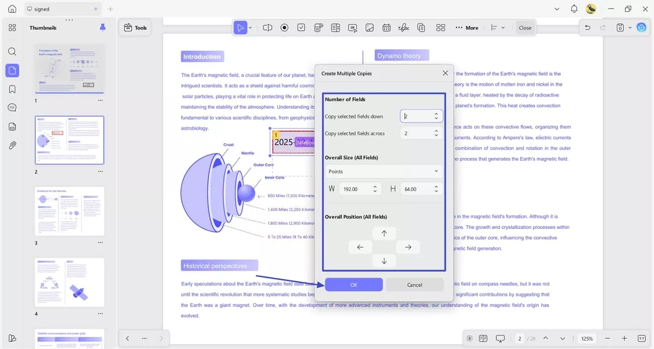 make multiple copies dates