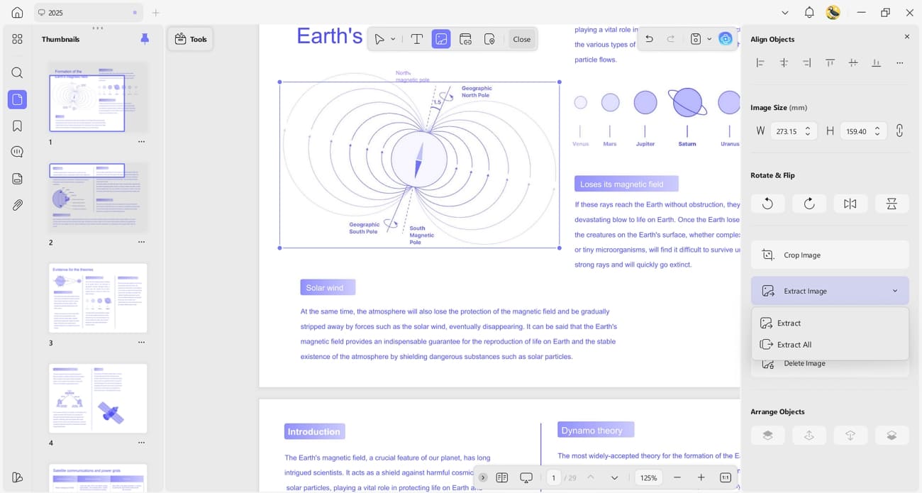 adjust extract all images pdf updf