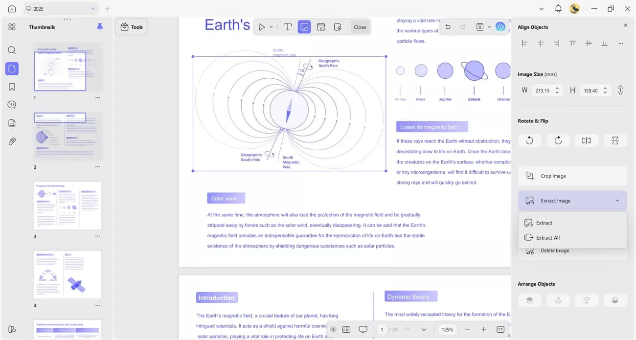 adjust extract all images pdf updf