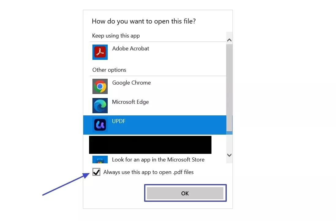 choose another pdf viewer windows