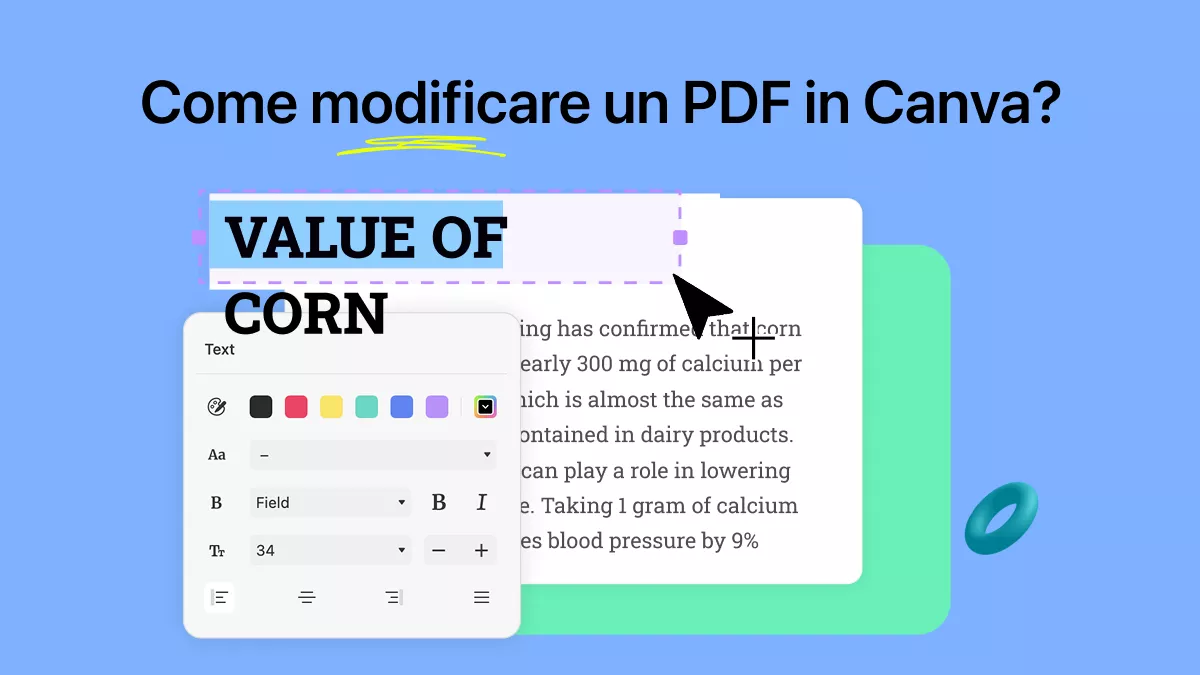 Come modificare un PDF in Canva?