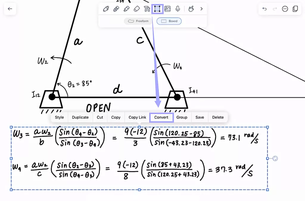 手動將手寫轉換為文字